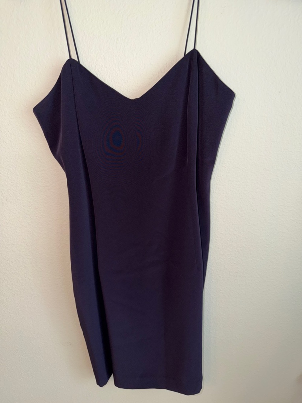 Jones New York Navy Slip Midi Dress with Spaghetti Straps